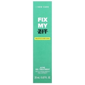 New Fix My Zit Acne Gel Treatment Salicylic